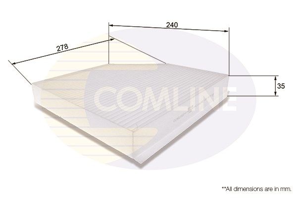 фото Фильтр салона comline ekf106