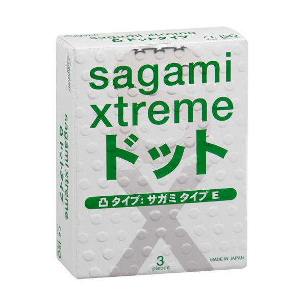 Презервативы Sagami Xtreme Type E с точечной текстурой 3 шт.