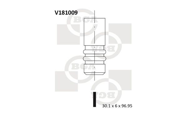 фото Впускной клапан bga v181009