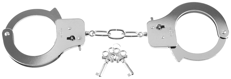 Наручники Pipedream Designer Metal Handcuffs металлические серебристый