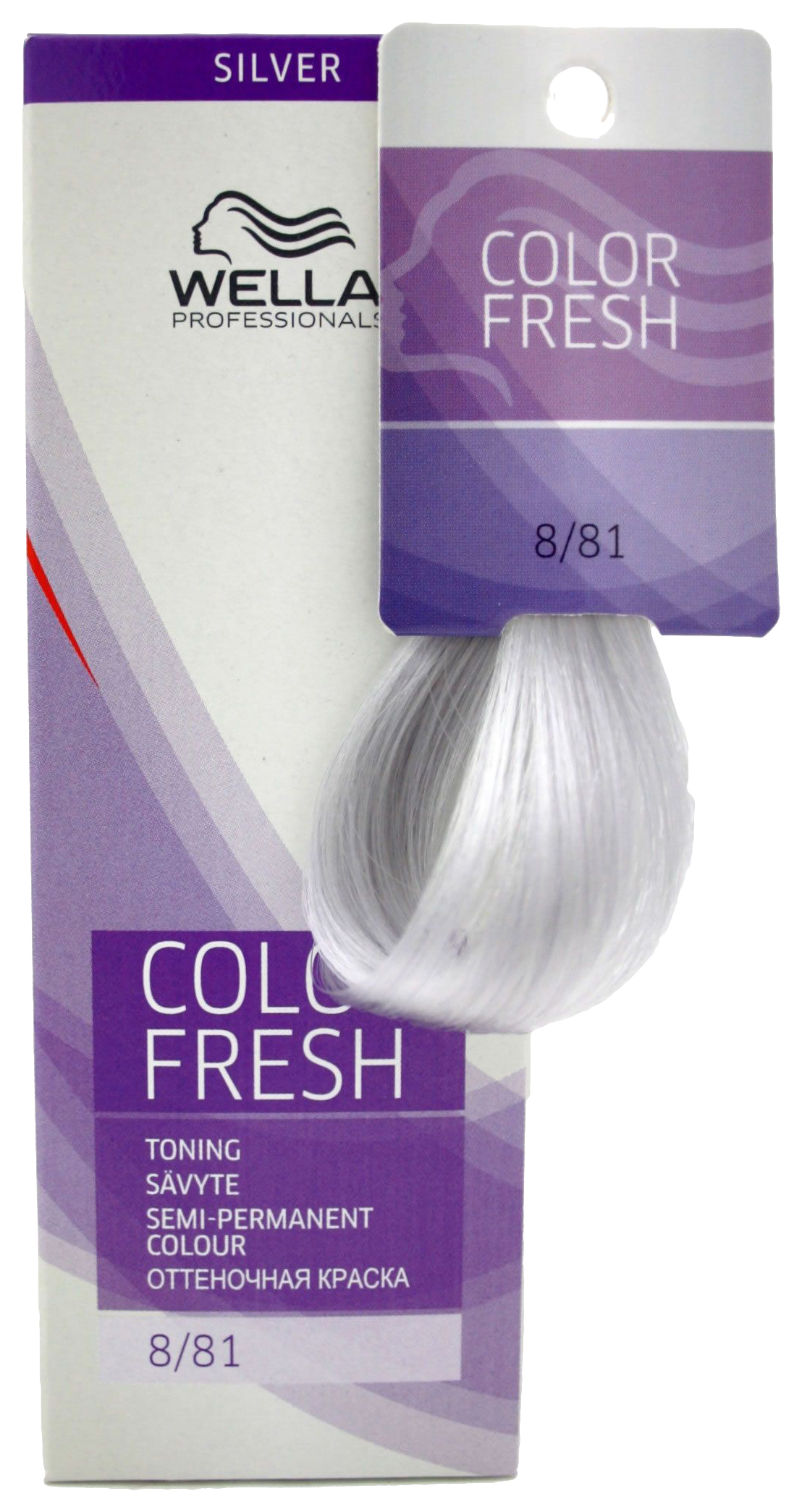 фото Оттеночная краска wella color fresh 8/81 светлый блонд жемчужно-пепельный 75мл