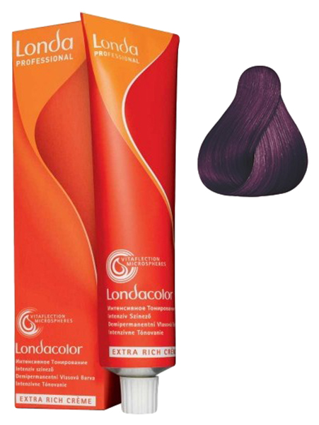 Купить Крем-краска для волос Londa Ammonia Free 0/68 Фиолетово-Синий Микстон 60 мл, Londa Professional