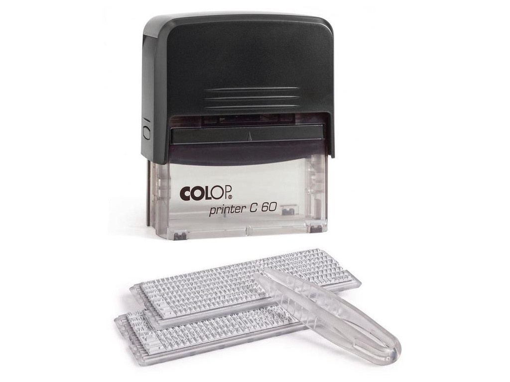 Штамп самонаборный Colop Printer C60-Set-F пластиковый 9/7 строк (ан. 4926/DB,4927)