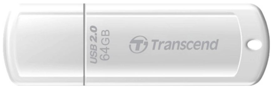 фото Флешка transcend jetflash 370 64гб white (ts64gjf370)