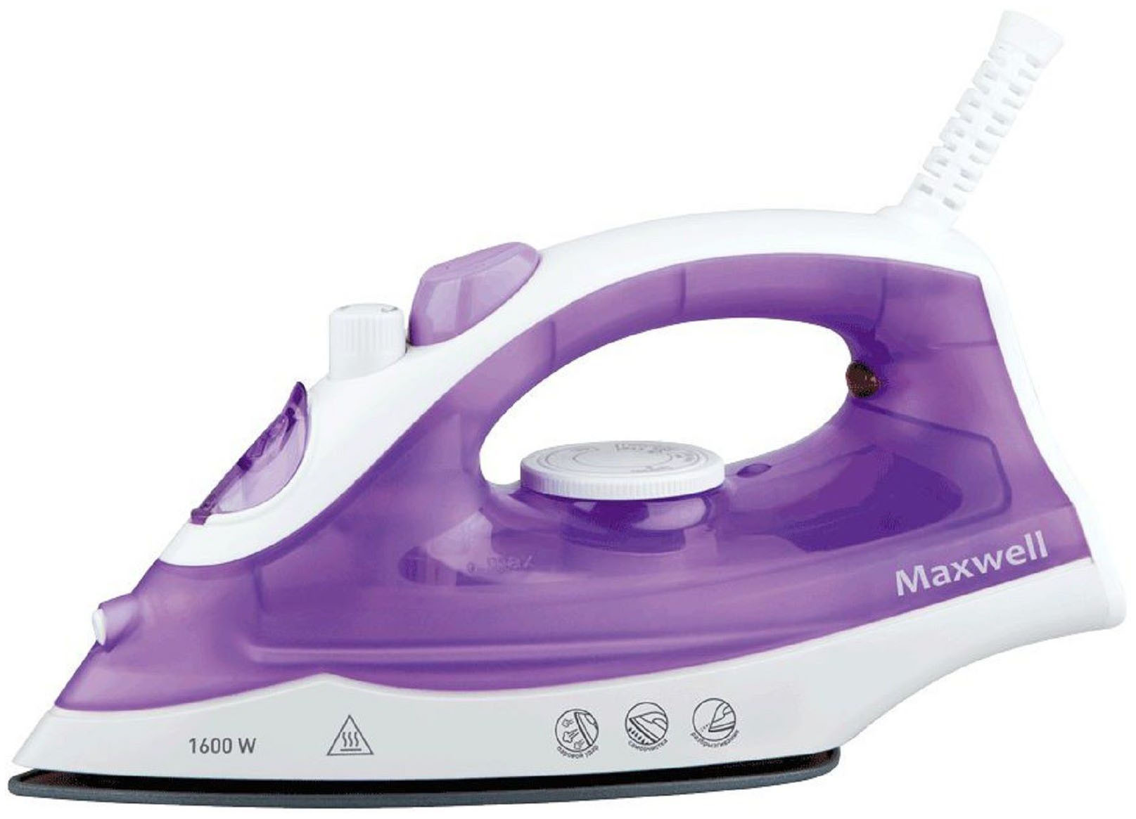 фото Утюг maxwell mw-3052 vt white/purple