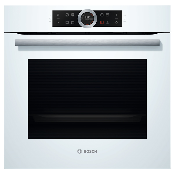 фото Встраиваемый электрический духовой шкаф bosch hbg633nw1 white