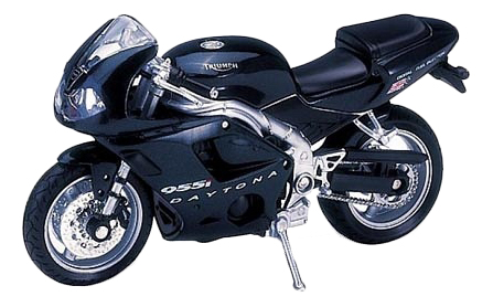 

Коллекционная модель Welly 12176p 1:18, Черный;серебристый, Triumph Daitona 955I