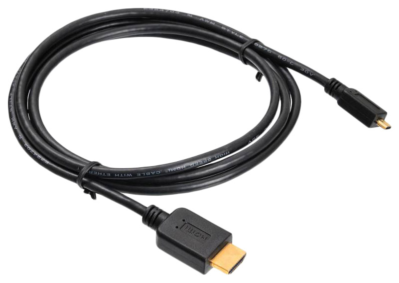 фото Кабель buro hdmi - micro hdmi, 1,8м black (817227)