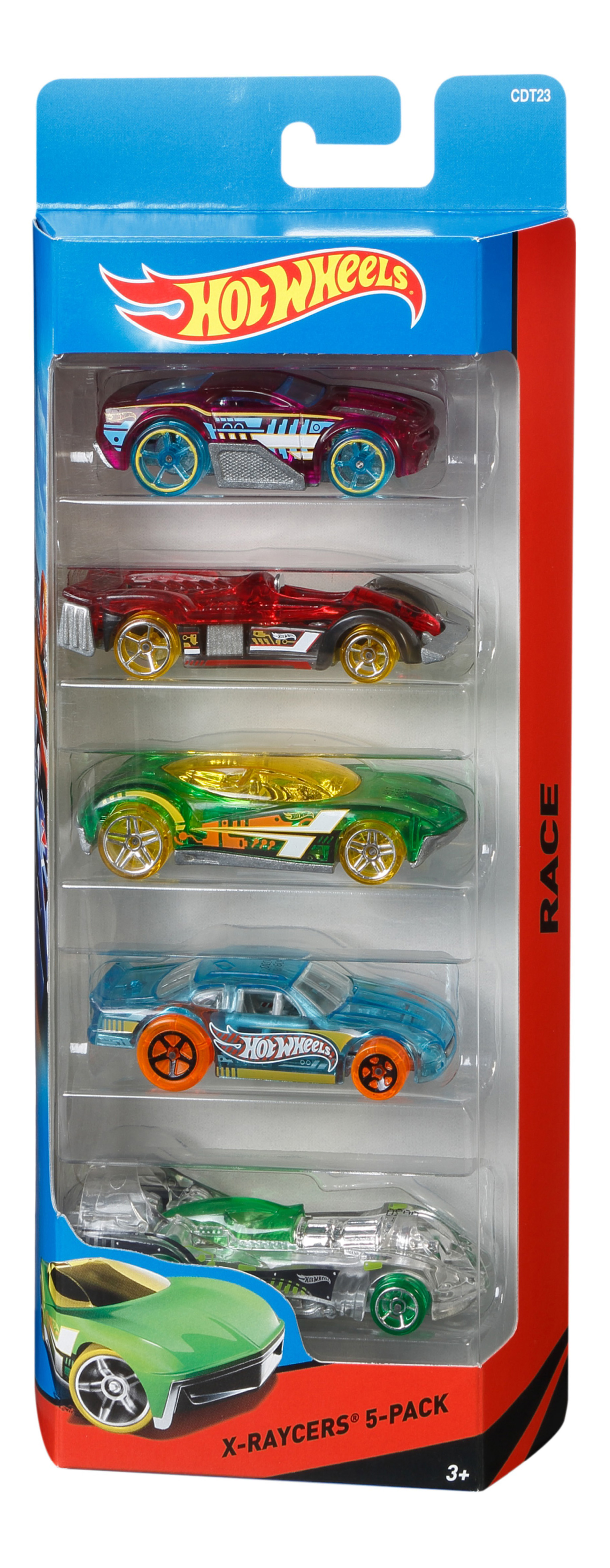 

Набор пластиковых машинок Hot Wheels X-RAYCERS 1806 CDT23