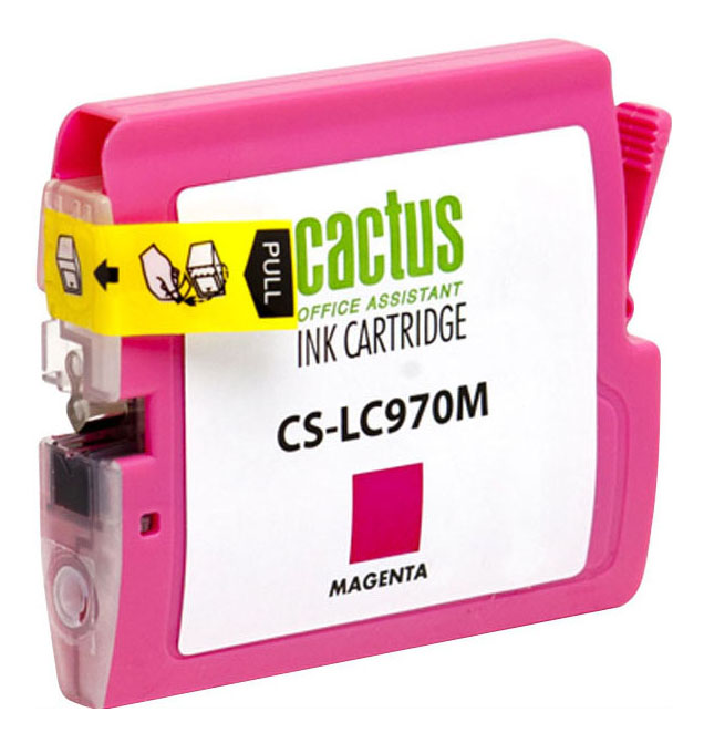 Картридж для струйного принтера Cactus CS-LC970M пурпурный