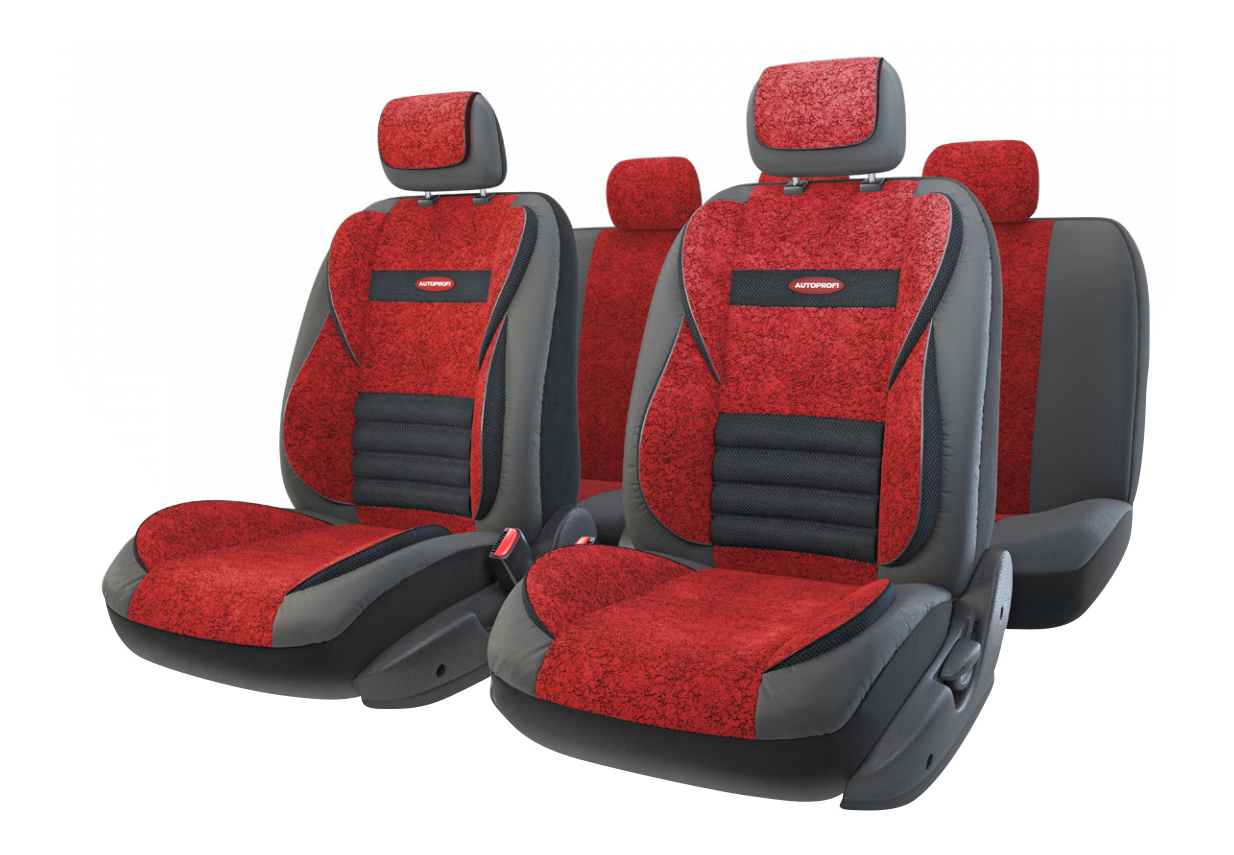 фото Комплект чехлов на сиденья autoprofi multi comfort mlt-1105gv bk/rd (m)