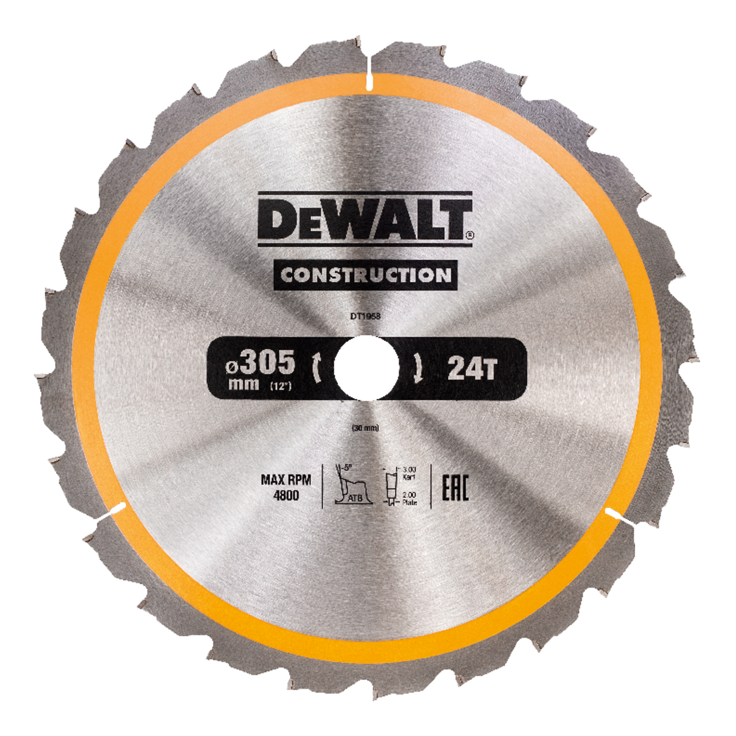 фото Пильный диск по дереву dewalt dt1958-qz