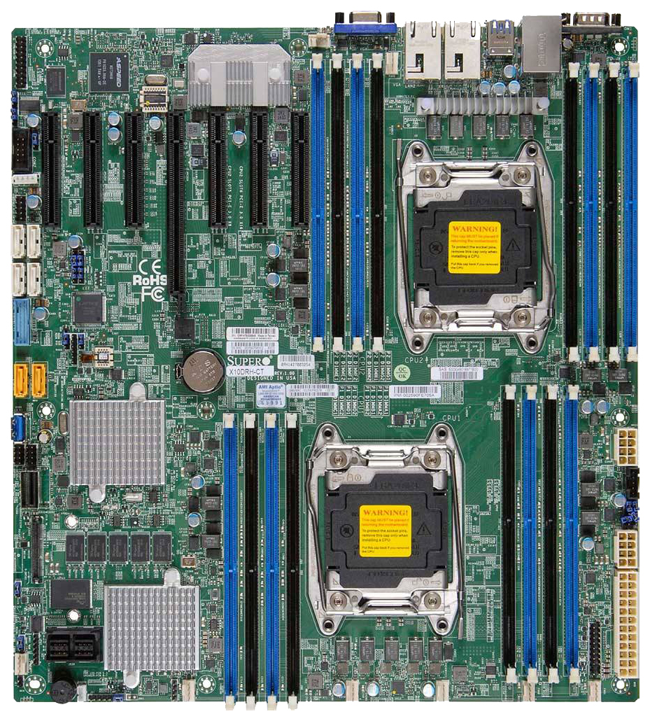 

Материнская плата Supermicro X10DRH-C (MBD-X10DRH-C-O), X10DRH-C