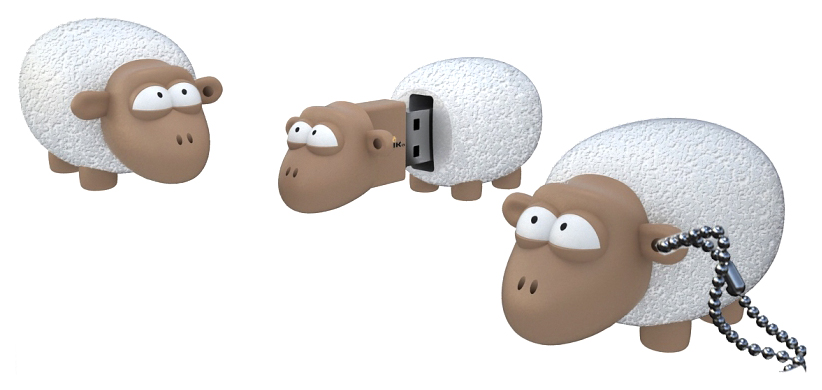 

USB-флешка ICONIK Овечка 16GB White (RB-SHEEPi-16GB), Овечка