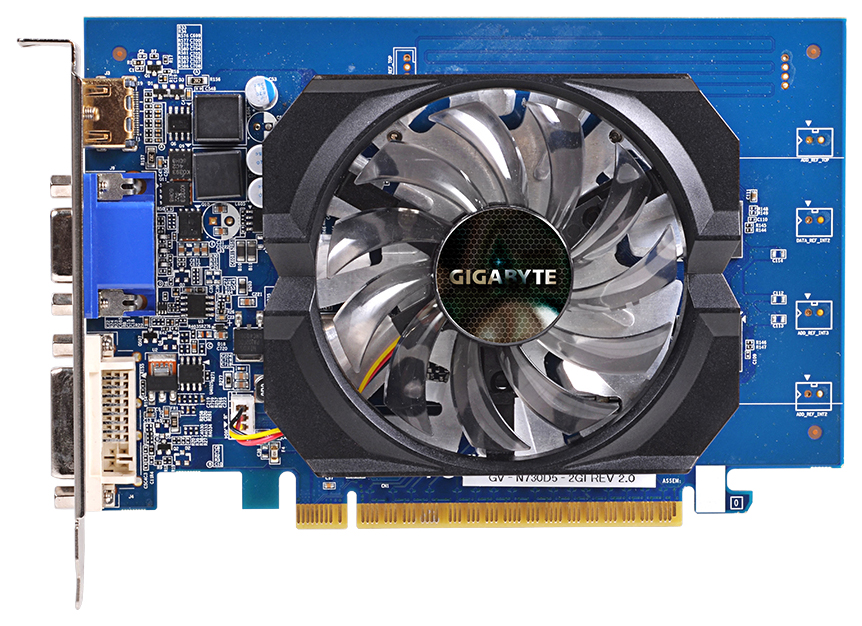 фото Видеокарта gigabyte nvidia geforce gt 730 (gv-n730d5-2gi)