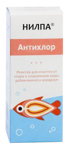Кондиционер для пресноводного аквариума НИЛПА Антихлор 100мл