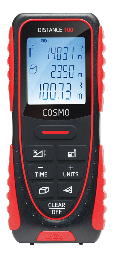 Дальномер лазерный ADA Cosmo 100 с функцией уклономера профессиональный анемометр пирометр с функцией памяти сем dt 620