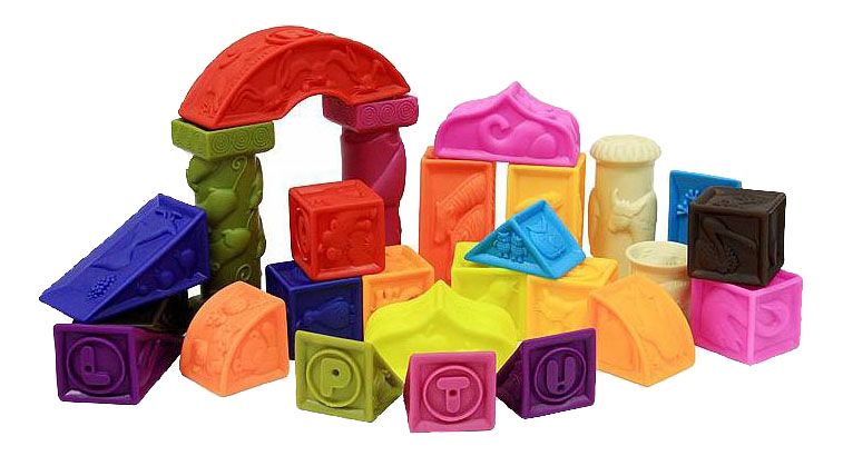 фото Набор кубиков b,dot мягкие кубики и другие формы b.dot