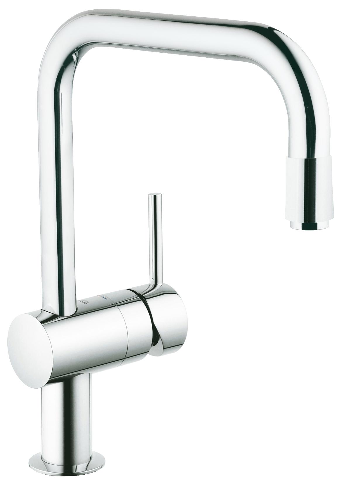 фото Смеситель для кухонной мойки grohe minta 32067000 хром