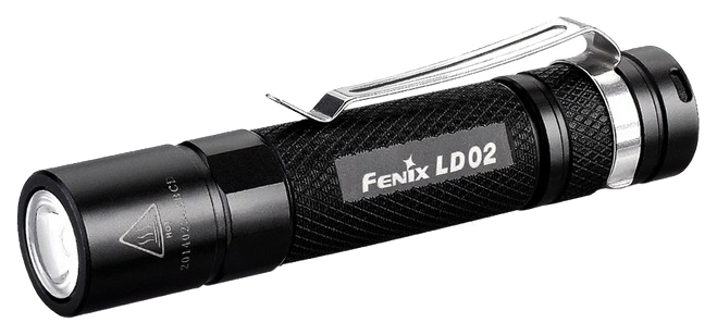 фото Туристический фонарь fenix ld02 76 черный, 3 режима