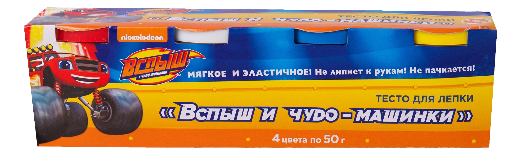 

Паста для лепки Вспыш 4 цвета, 4 цвета