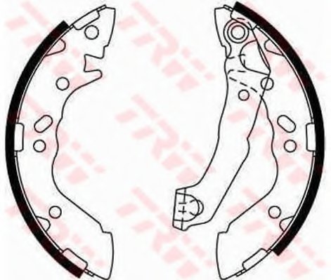 

Колодки тормозные барабанные задн HYUNDAI: ATOS 1.0I/1.1 98> PATRON PSP586