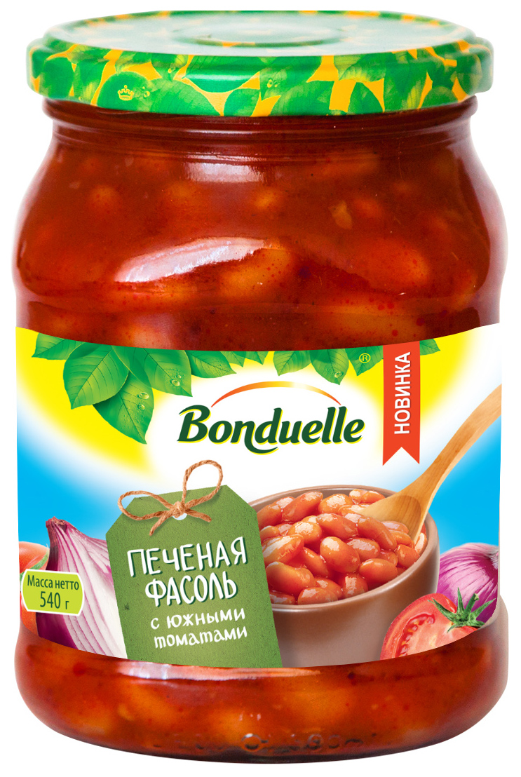

Фасоль Bonduelle печеная с южными помидорами 540 г