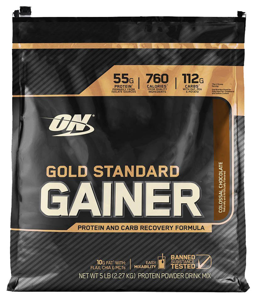 фото Гейнер optimum nutrition gold standard gainer, 2270 г, colossal chocolate