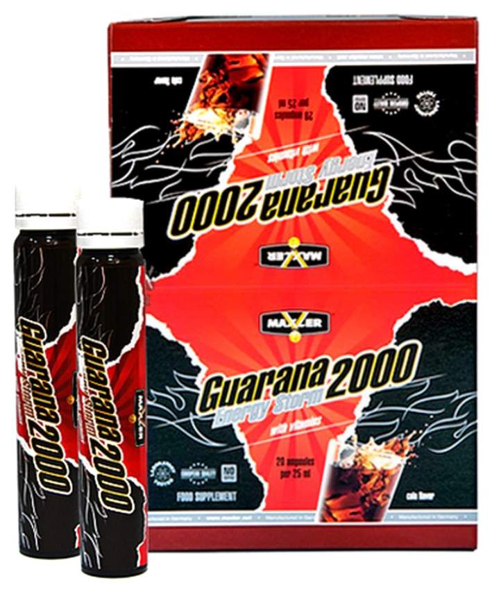 фото Энергетик maxler guarana 2000 energy storm, 25 мл, cola