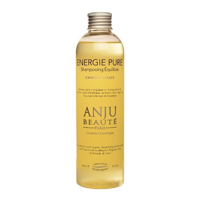 фото Шампунь для кошек и собак anju beaute energie pure, пшеничный протеин, 250 мл