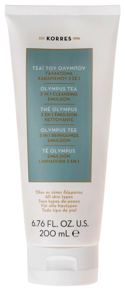 

Эмульсия для лица Korres Olympus Tea 3 in1 Cleansing Emulsion 200 мл, Olympus Tea 3 in1 Cleansing Emulsion