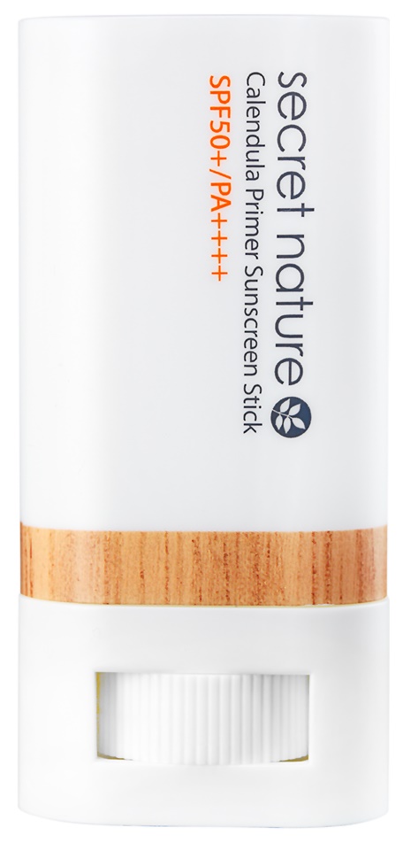 фото Основа для макияжа secret nature calendula primer sunscreen stick spf 50+/pa++++ 20 г