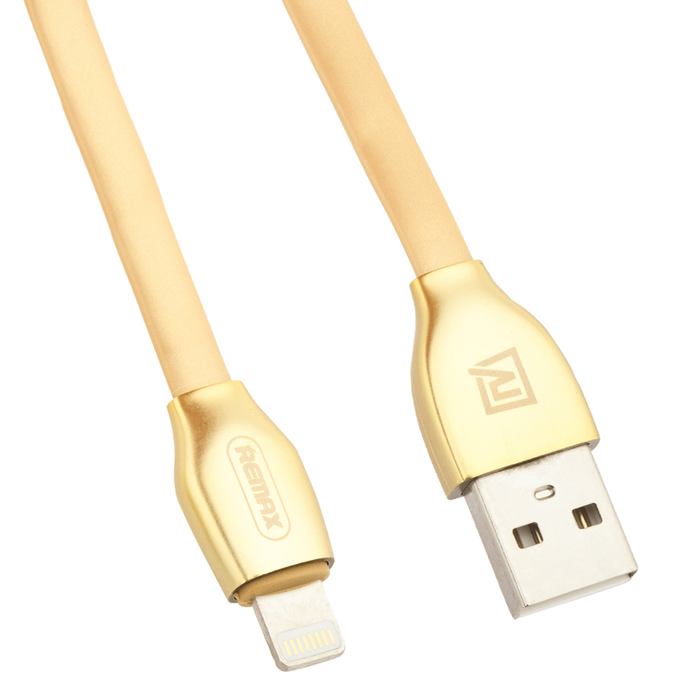 фото Кабель remax rc-035i lightning 1м gold