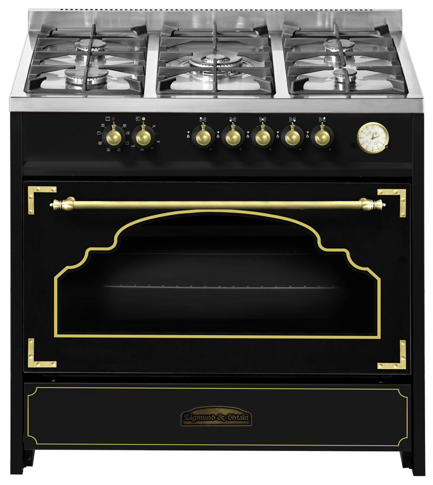 

Комбинированная плита Zigmund & Shtain VGE 39.98 A Black, VGE 39.98 A