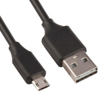 фото Кабель usb 2.0 - micro usb, м/м, 1 м, двухсторонний, lp, черный, арт. 0l-00027584 liberty project