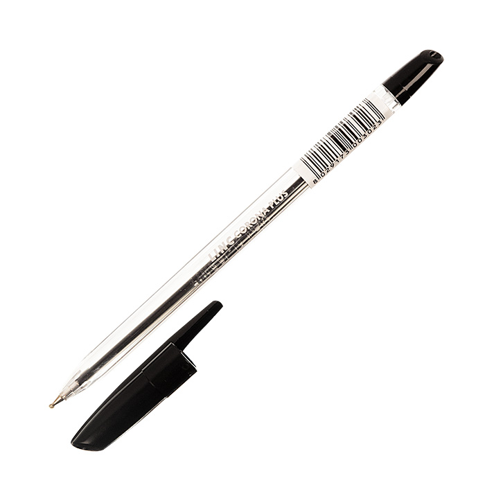Ручка шариковая Linc Corona Plus, черная, 0,7 мм, 1 шт.