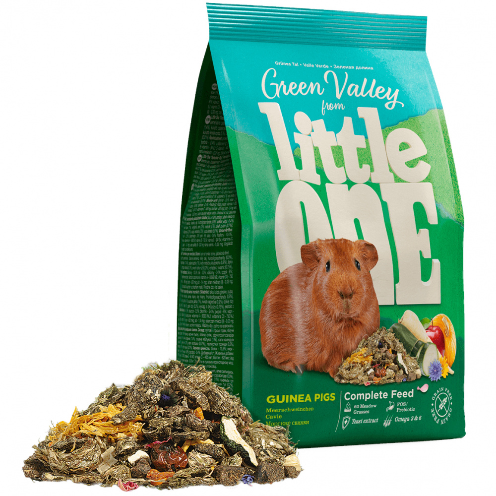 

Сухой корм для морских свинок Little One Green Valley, 750 г, Green Valley