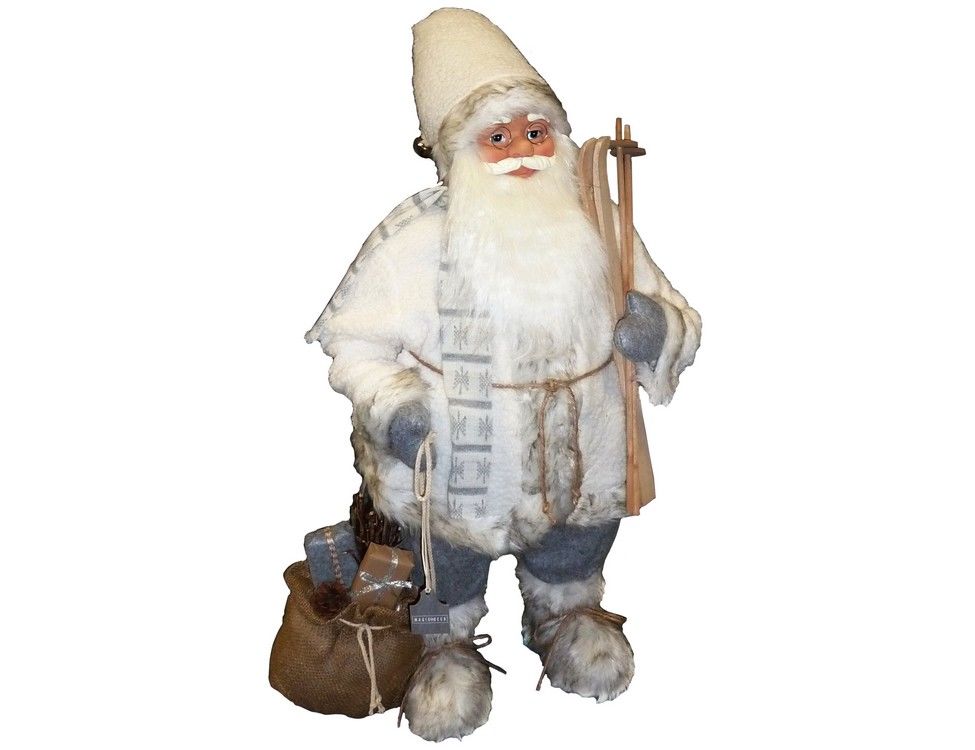 Новогодняя фигурка Peha Magic Санта в шарфике GF-80815 38x21x61 см