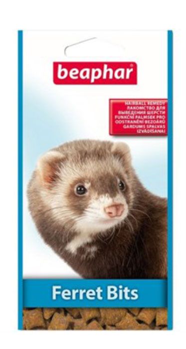 

Лакомство для хорьков Beaphar Ferret Bits, с мальт-пастой, 35г