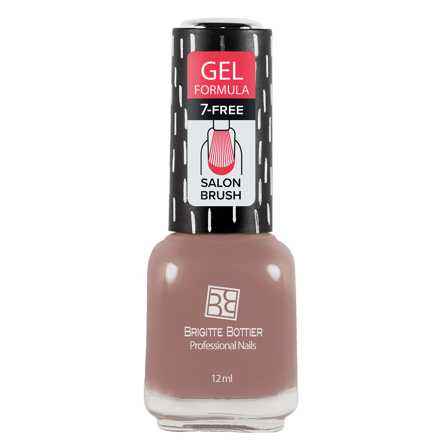 

Лак с гелевым эффектом Brigitte Bottier Gel Formula тон 15 розовый латте, 12 мл