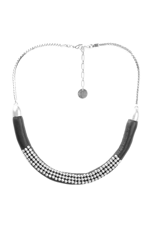 

Колье женское ORI TAO OT-15-30312, кожа, OT-15-30312