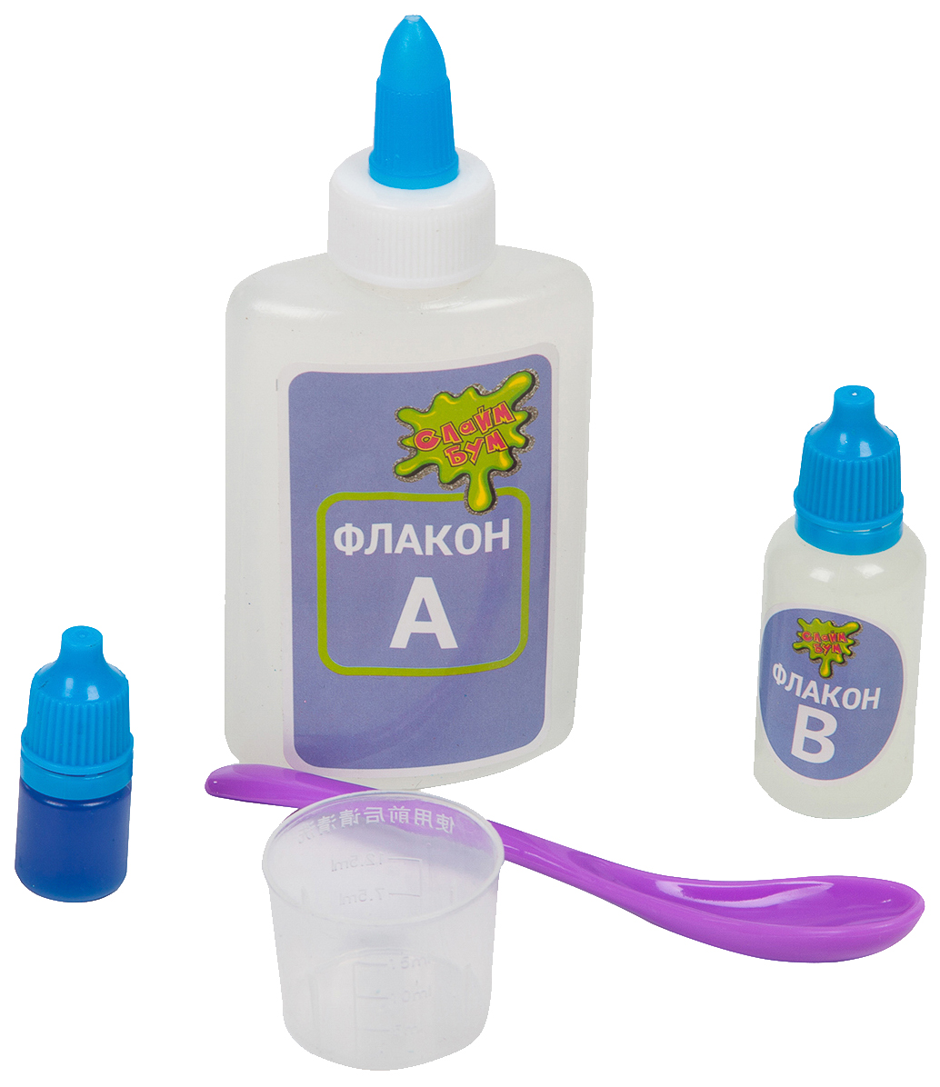 

Науки с Буки Bondibon, опыты СЛАЙМ БУМ, Сверкающий слайм, арт.CH8165/ DC8080