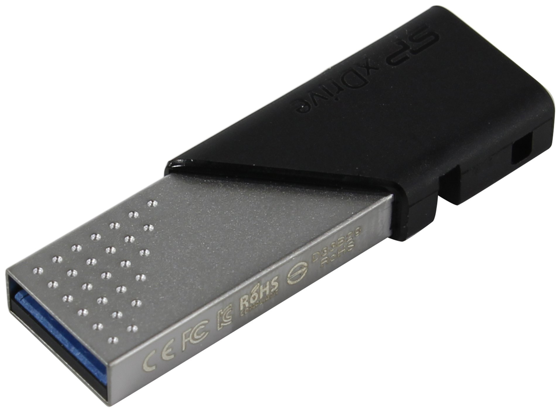 

Флешка Silicon Power xDrive Z50 128ГБ Silver/Black (SP128GBLU3Z50V1S), xDrive Z50