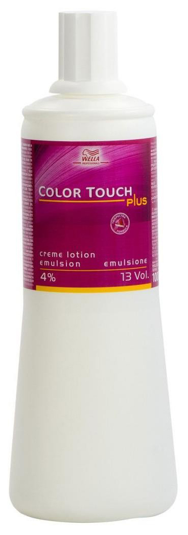 Эмульсия plus. Окислитель 4% Color Touch Plus 1000 мл Wella. Wella окислитель для краски для волос Color Touch оксид 4% Plus, 1000мл. Окислительная эмульсия Color Touch 1000 мл. Wella колор тач оксид 4% 1000мл.