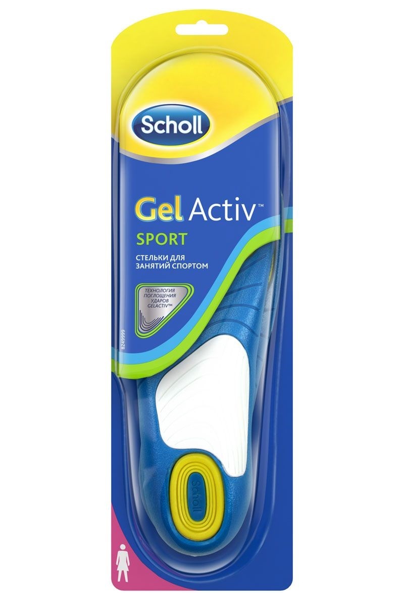 

Стельки для обуви женские Scholl Gel Activ Sport 41, Gel Activ Sport