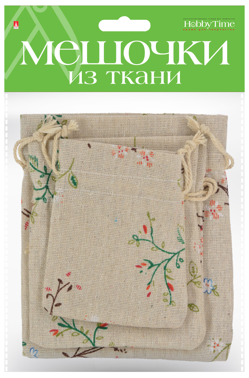 

Подарочные мешочки из ткани, набор №18, 3 штуки, 3 размера