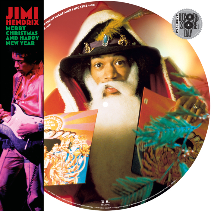 фото Jimi hendrix ‎/ merry christmas and happy new year (picture disc) (12" vinyl ep) legacy