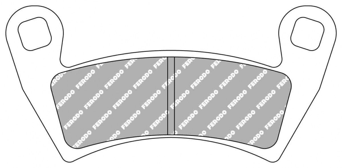 Тормозные колодки передние/задние Ferodo FDB2263SG для мотоциклов