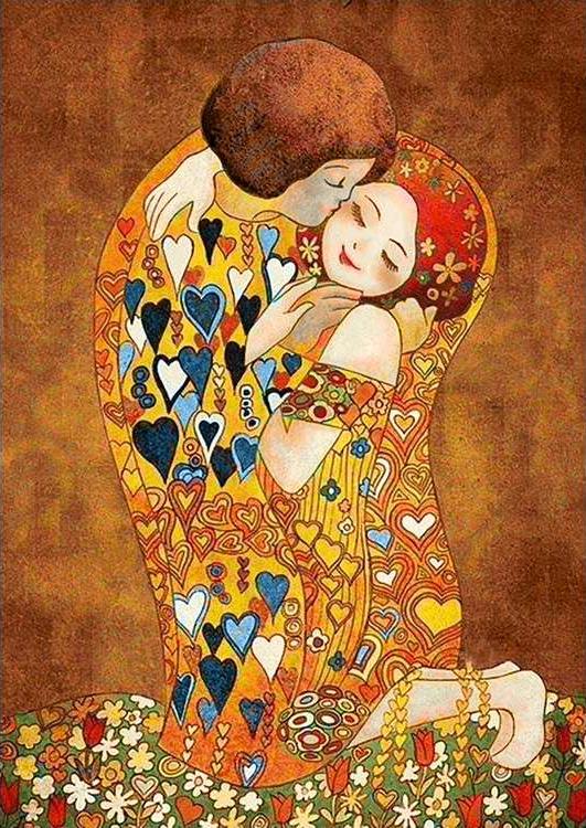 

Алмазная вышивка Гранни Наедине, 27x38 см, Наедине