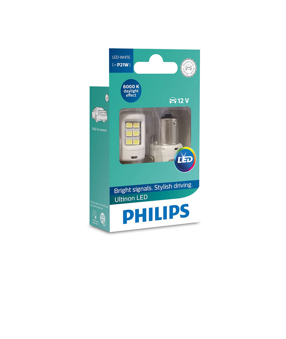 фото Лампа p21 led white 11498 ulw 12v x2 philips арт. 11498ulwx2